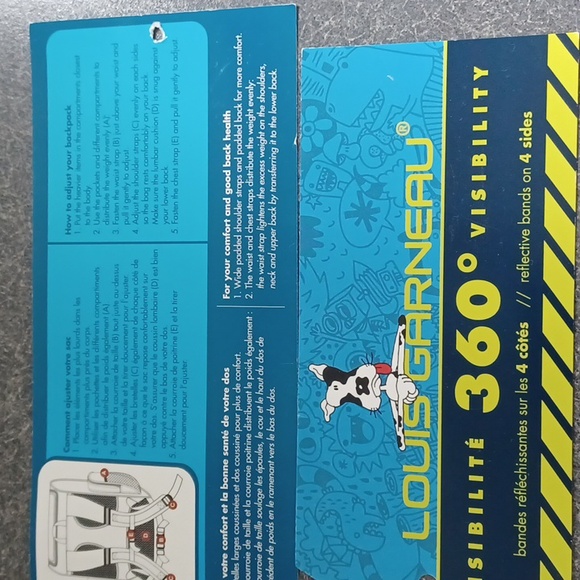 Louis Garneau Set of schoo bag , lunch box, and pencil case, recommanded by Chir - Picture 14 of 16